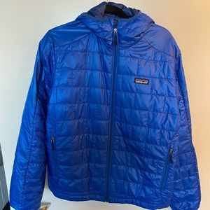 Brand New Patagonia Men’s Blue Nano Puff Hoody Size Small